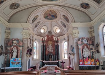 Kirche Nesselwängle innen