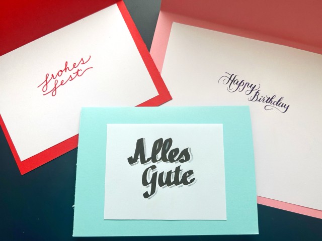 ABGESAGT - Was ich dir wünsche – Karten gestalten mit Kalligrafie