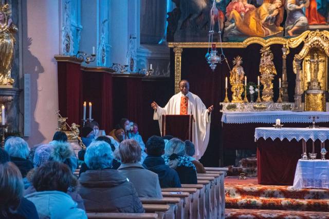 Don Bosco Fest: Viele Lacher bei der Predigt