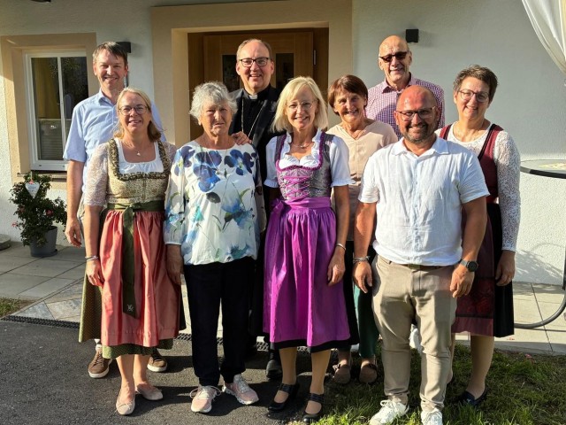 Einweihung des neuen Widums in Tristach