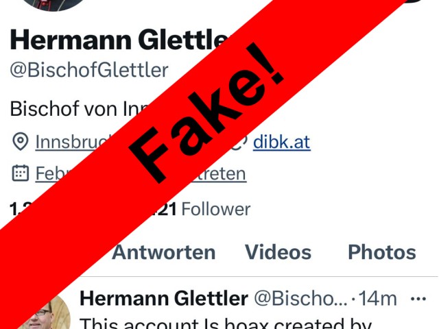 Gefälschter X-Acount: Diözese Innsbruck warnt