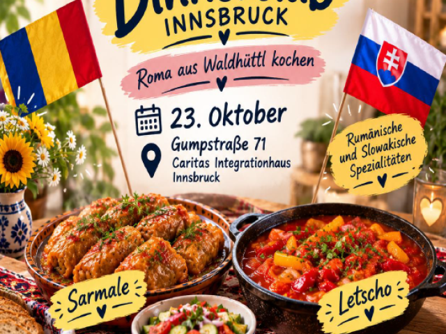 Roma aus dem Waldhüttl kochen im Dinnerclub