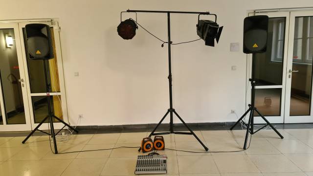 Set Bühnenstrahler Boxen