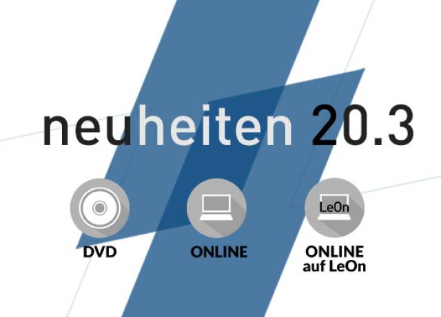 Neuheiten: Schulstart/Herbst 2020