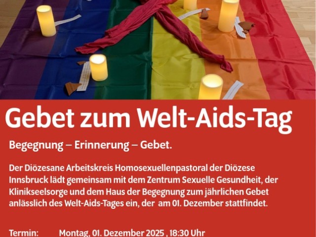 Gebet zum Welt-Aids-Tag