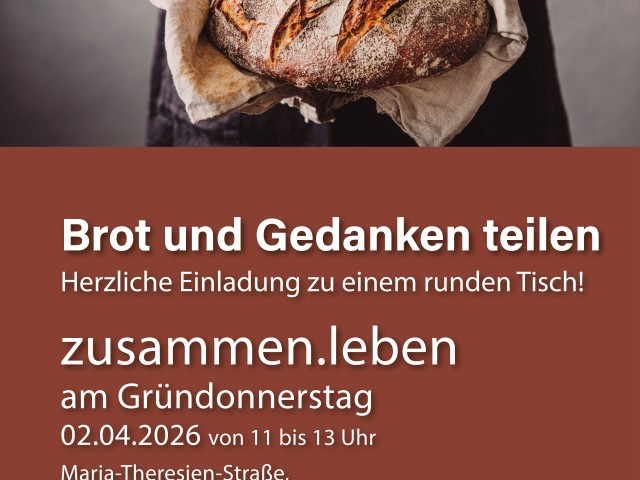 Aktion "zusammen.leben" am Gründonnerstag