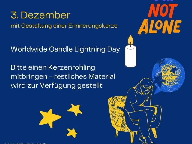 Sternenkinder Erinnerungskerze gestalten