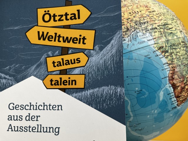Broschüre zur Ausstellung Ötztal Weltweit