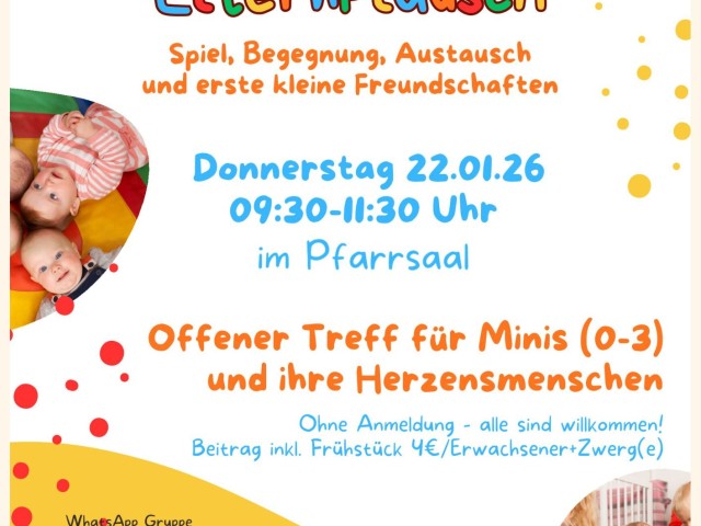 ZwergerlZeit und ElternPlausch