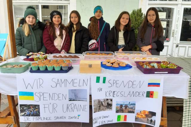 Muffins für die Ukraine und andere Kriegsländer