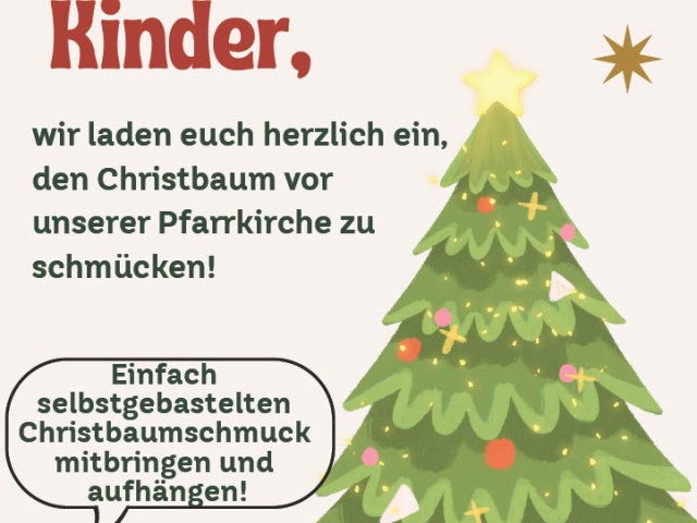 Christbaum schmücken
